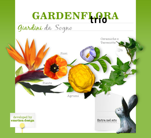 Gardenflora Trio: Produzione agrumi, piante tipiche della Riviera Ligure, Fiori, Ceramiche, Terrecotte